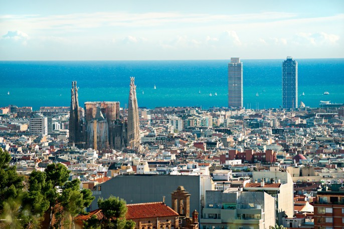 panorama de la ville de Barcelone