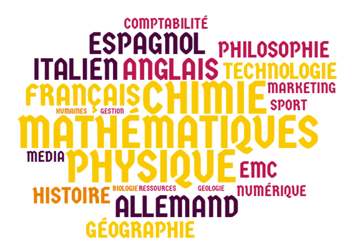 Les enseignements de spécialité en voie générale