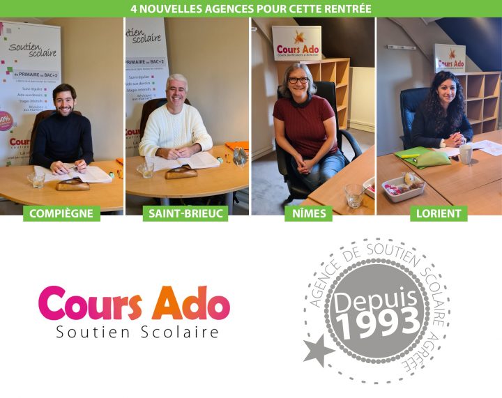 Bonne rentrée à tous nos franchisés Cours Ado !