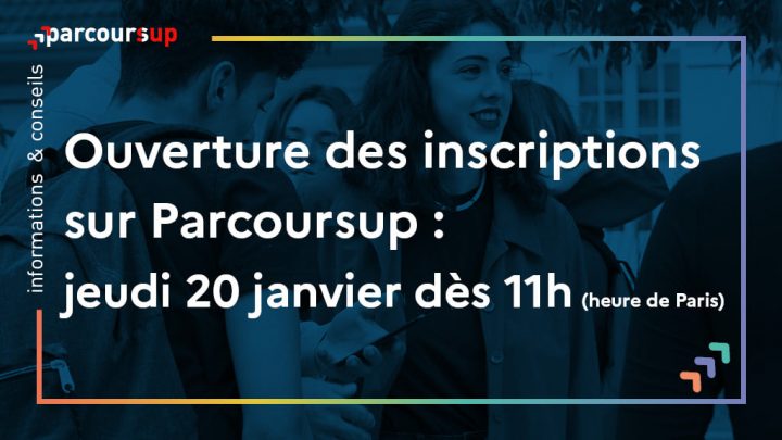 Ouverture des inscriptions sur Parcoursup 2022