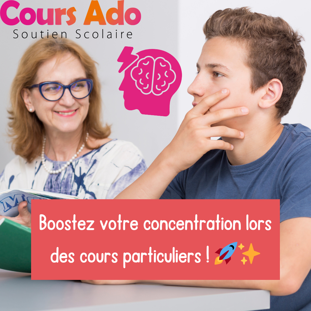 Boostez votre concentration lors des cours particuliers ! 🚀✨