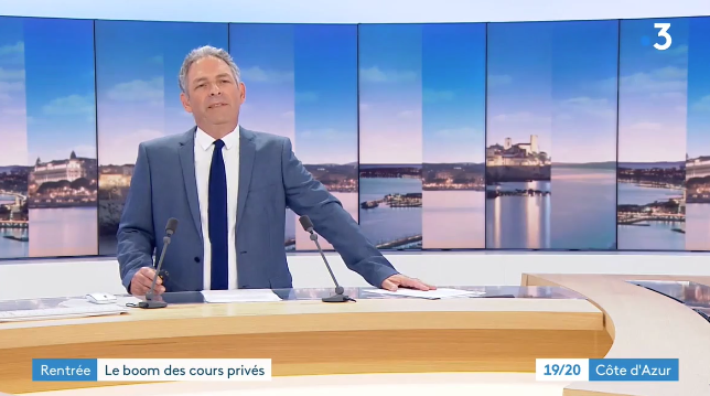 Cours Ado dans un reportage télé France 3