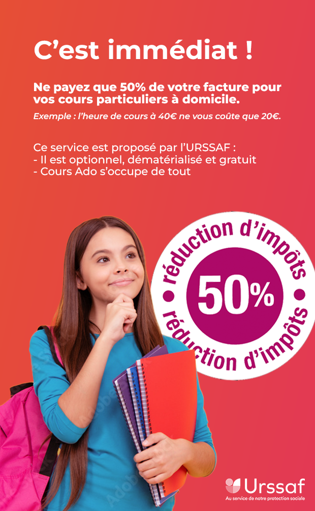 Profitez de l'avance immédiate pour le soutien scolaire