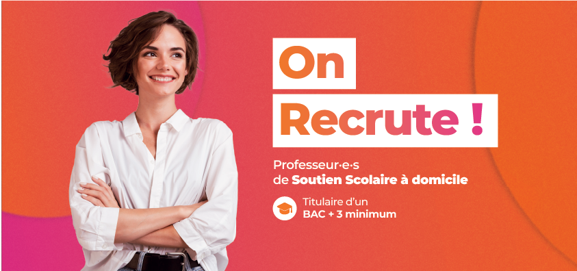 Cours Ado recrute des professeurs de soutien scolaire à domicile